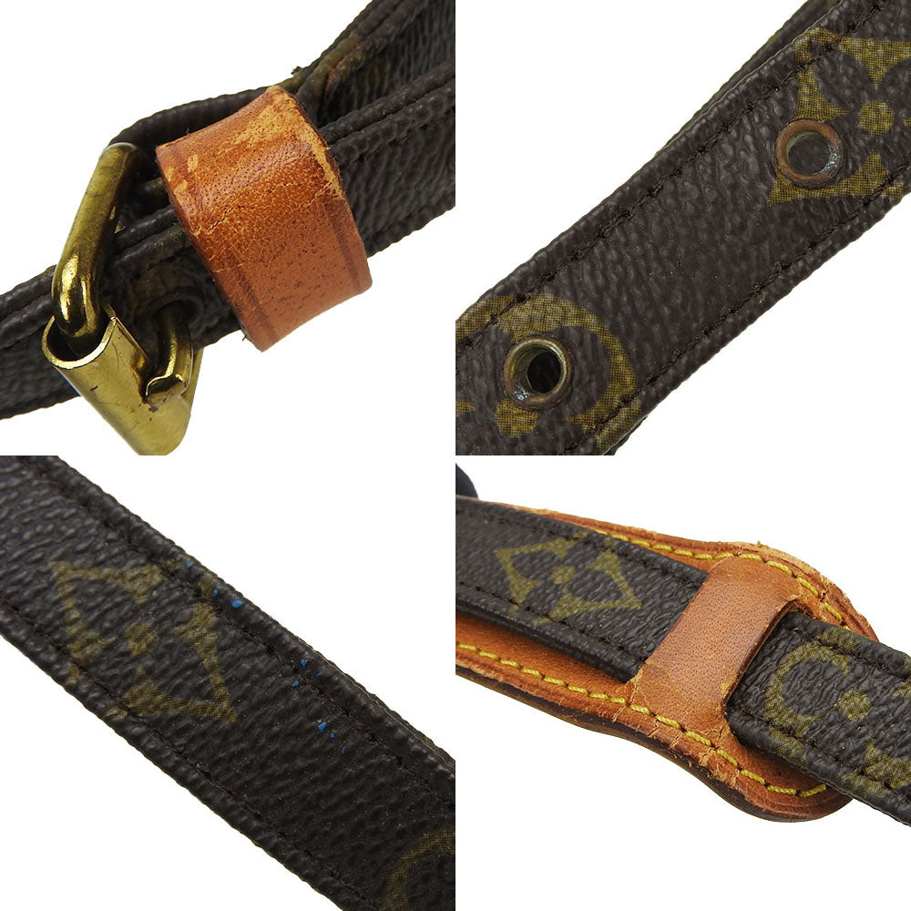LOUIS VUITTON Shoulder Bag M45236 Monogram, Tanned Leather Brown Amazone Women Used Authentic