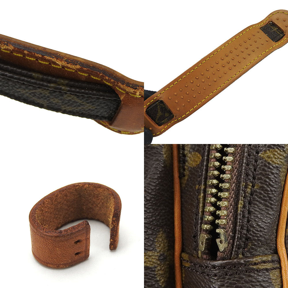 LOUIS VUITTON Shoulder Bag M45236 Monogram, Tanned Leather Brown Amazone Women Used Authentic