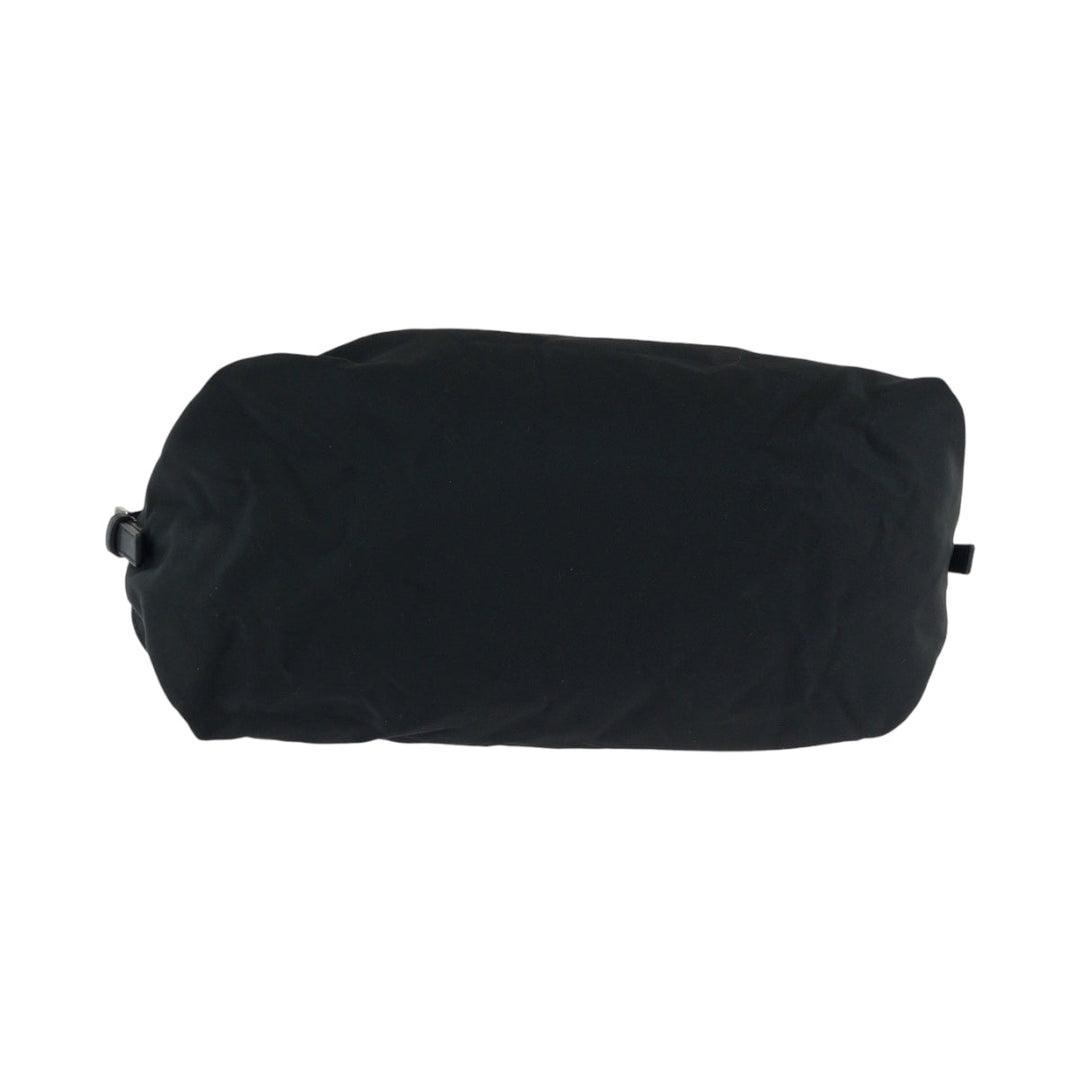 PRADA Shoulder Bag Nylon Black SilverMetal Shoulder Bag Messenger bag Test Triangle With logo mens Used Authentic