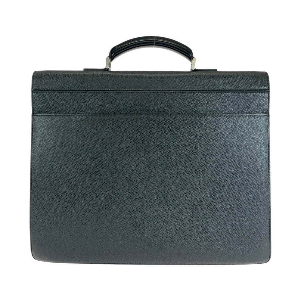 LOUIS VUITTON Business bag M31042 leather Black Ardoise SilverMetal Business bag briefcase Taiga Robusto 2 mens Used Authentic