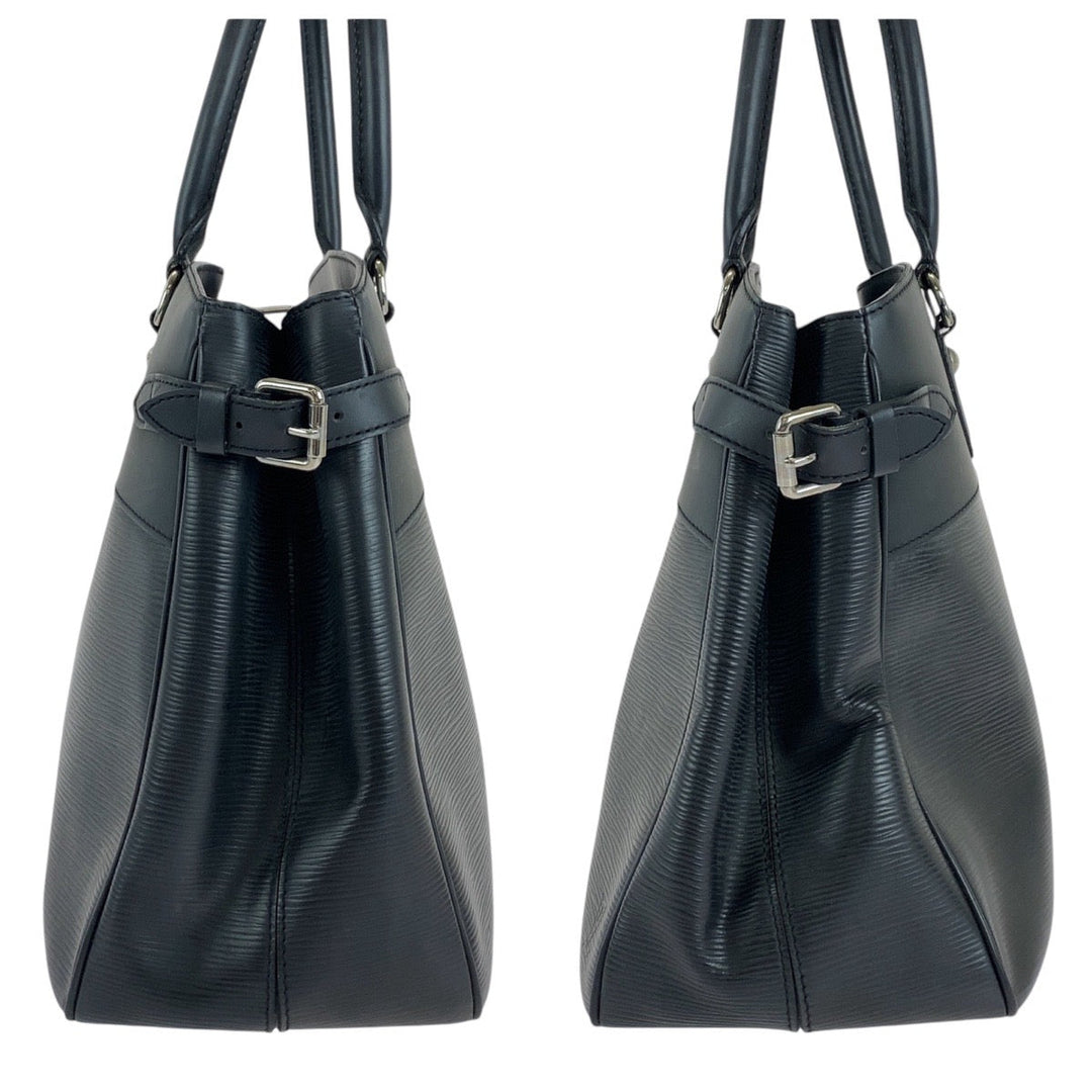 LOUIS VUITTON Shoulder Bag M59252 leather black Epi Passy GM Women Used Authentic