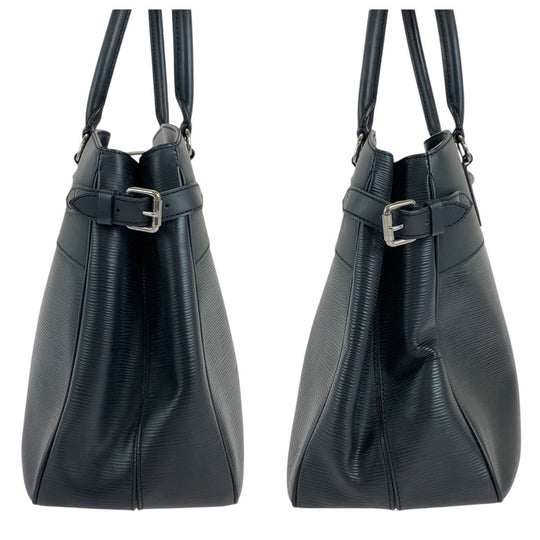 LOUIS VUITTON Shoulder Bag M59252 leather black Epi Passy GM Women Used Authentic