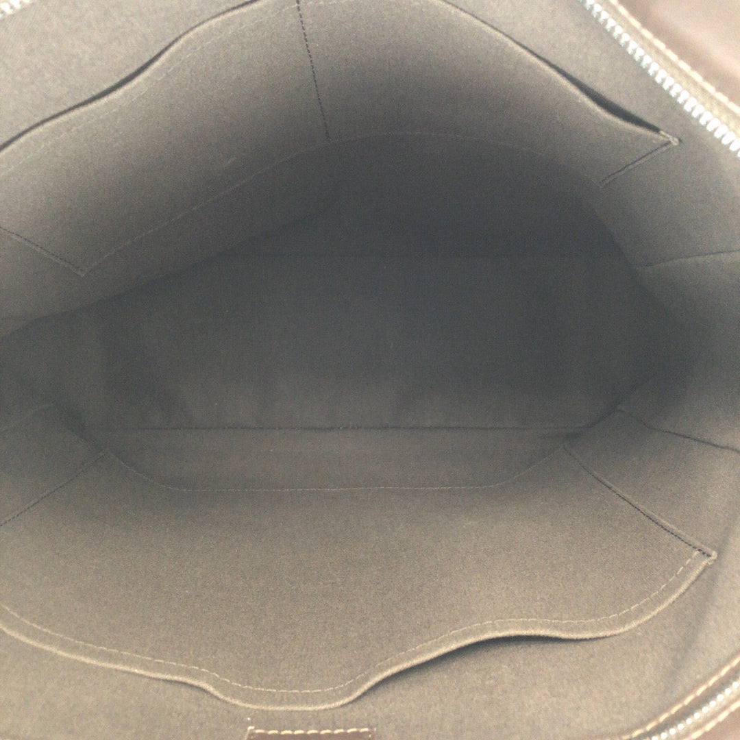 LOUIS VUITTON Business bag N41229 leather Meteor Brown Gunmetal Business Bag Tote Bag Shoulder Bag 2way Damier Anfini Neo Tadao mens Used Authentic