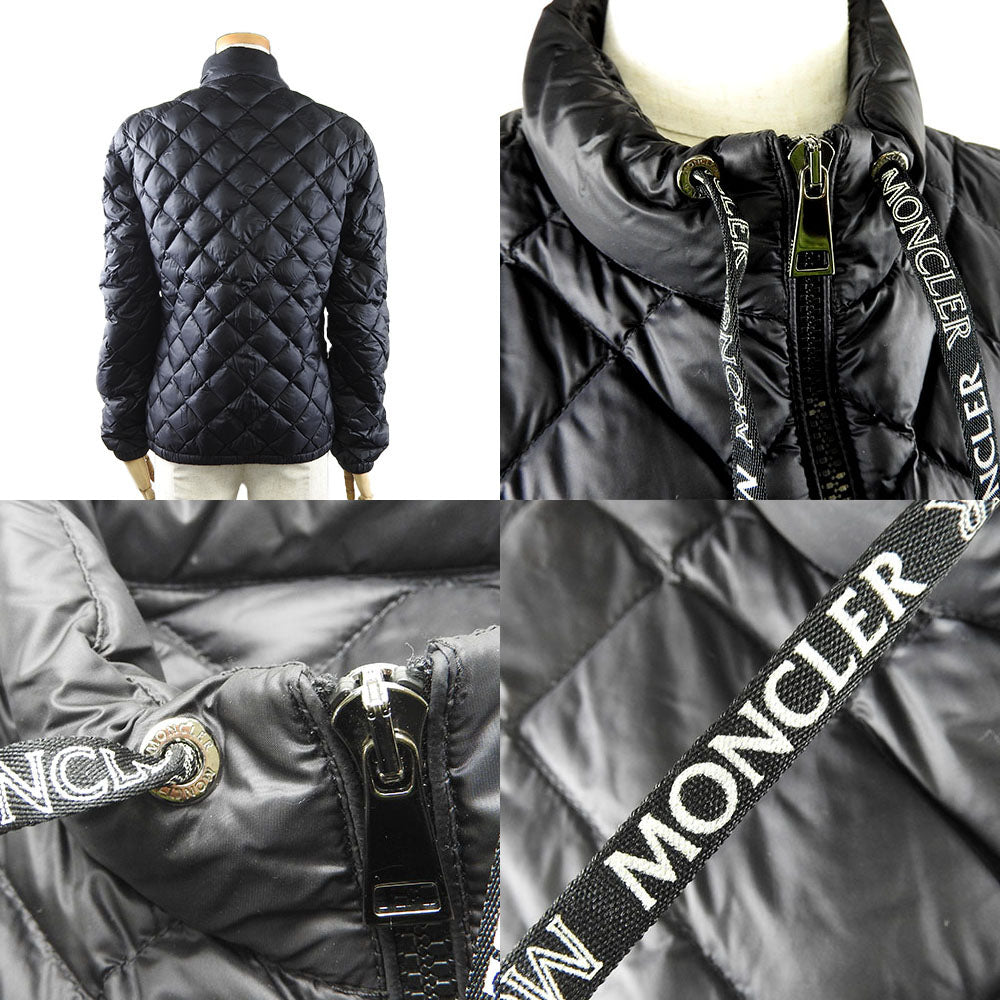 MONCLER Down jacket 1A53400 Nylon black Women Used Authentic