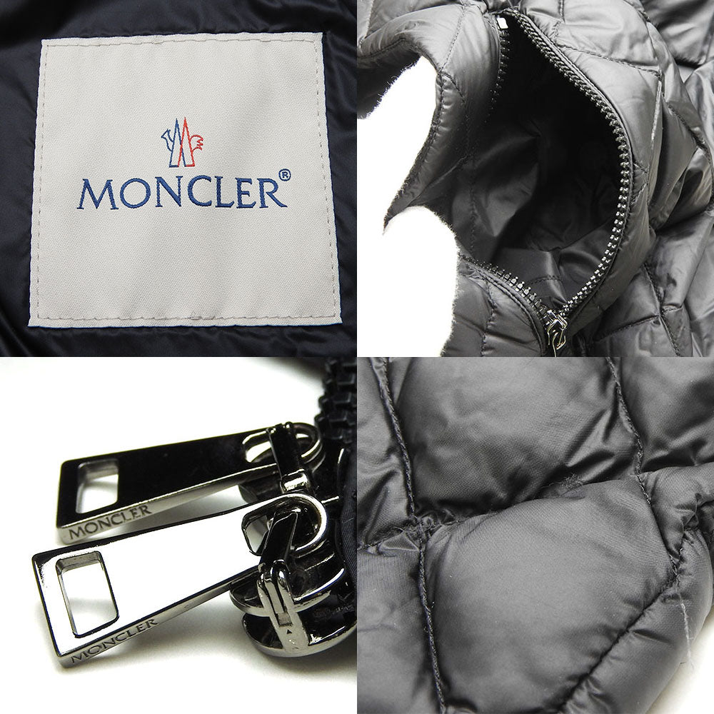 MONCLER Down jacket 1A53400 Nylon black Women Used Authentic