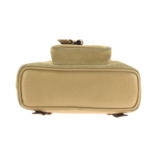GUCCI Backpack 003 8030 Suede Beige brown Backpack Backpack Bamboo Old Gucci Women Used Authentic