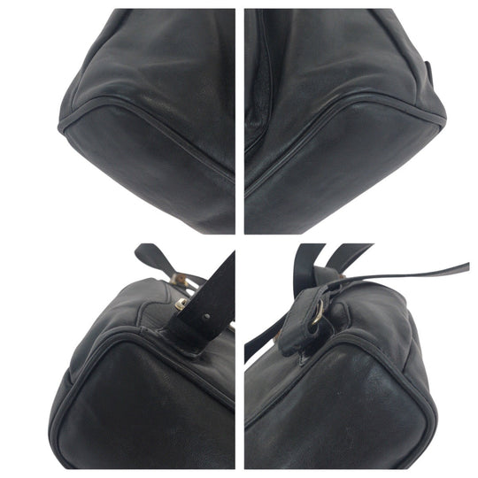 GUCCI Backpack 003 2058 0030 leather black Backpacks & Daypacks Backpacks Bamboo Women Used Authentic