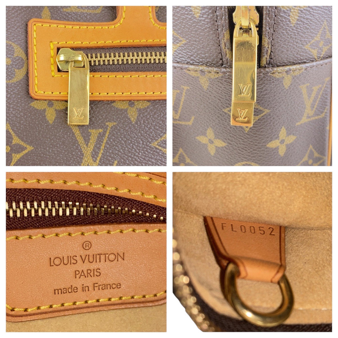 LOUIS VUITTON Shoulder Bag M51181 PVC, Leather Brown Gold Metal Shoulder Bag Monogram Cite GM Women Used Authentic