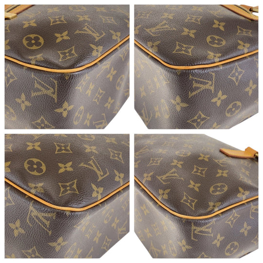 LOUIS VUITTON Shoulder Bag M51181 PVC, Leather Brown Gold Metal Shoulder Bag Monogram Cite GM Women Used Authentic