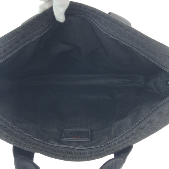 TUMI Shoulder Bag Nylon Black SilverMetal Shoulder Bag Business Bag mens Used Authentic