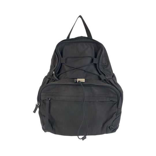 PRADA Backpack Nylon black Backpacks, Daypacks, Backpacks, Unisex Test Triangle With logo Women Used Authentic