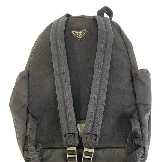 PRADA Backpack Nylon black Backpacks, Daypacks, Backpacks, Unisex Test Triangle With logo Women Used Authentic