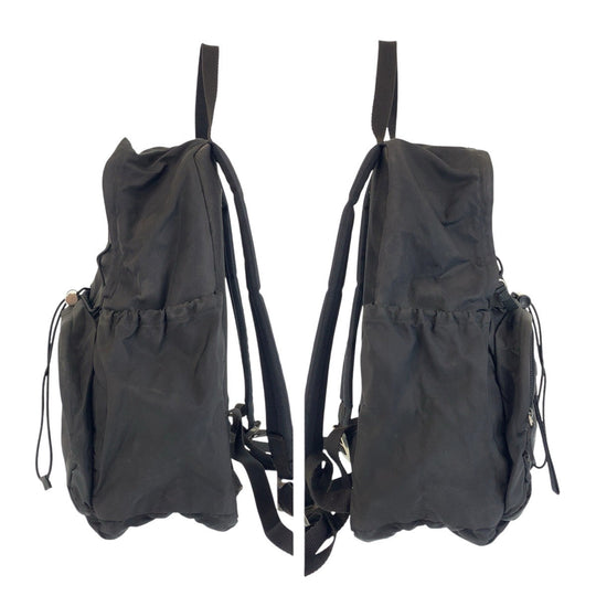 PRADA Backpack Nylon black Backpacks, Daypacks, Backpacks, Unisex Test Triangle With logo Women Used Authentic