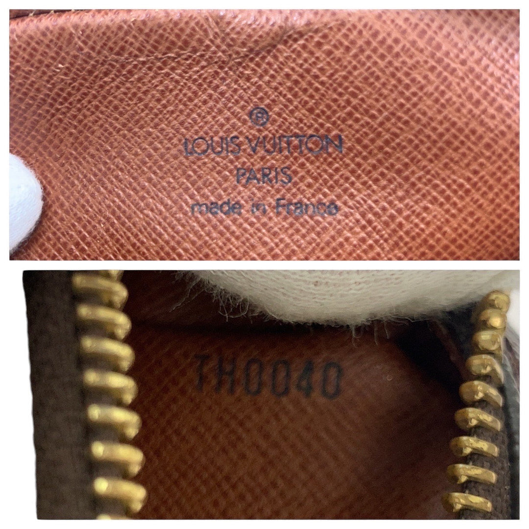 LOUIS VUITTON Shoulder Bag M45236 PVC, Leather Brown Gold Metal Shoulder Bag pochette Monogram Amazone Women Used Authentic