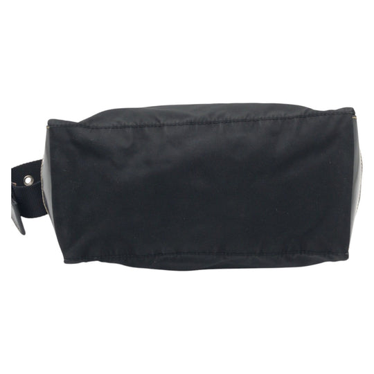PRADA Shoulder Bag Nylon Black black Test Triangular logo Women Used Authentic