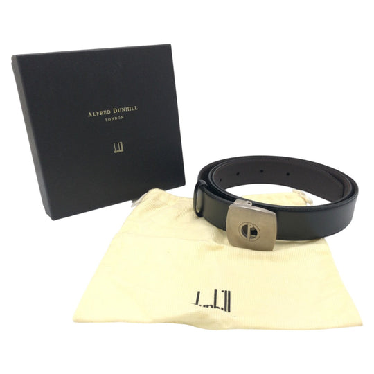 Dunhill belt leather black