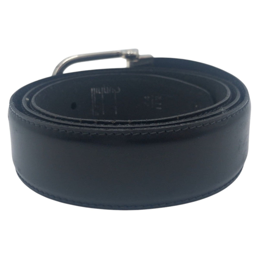 Dunhill belt leather black