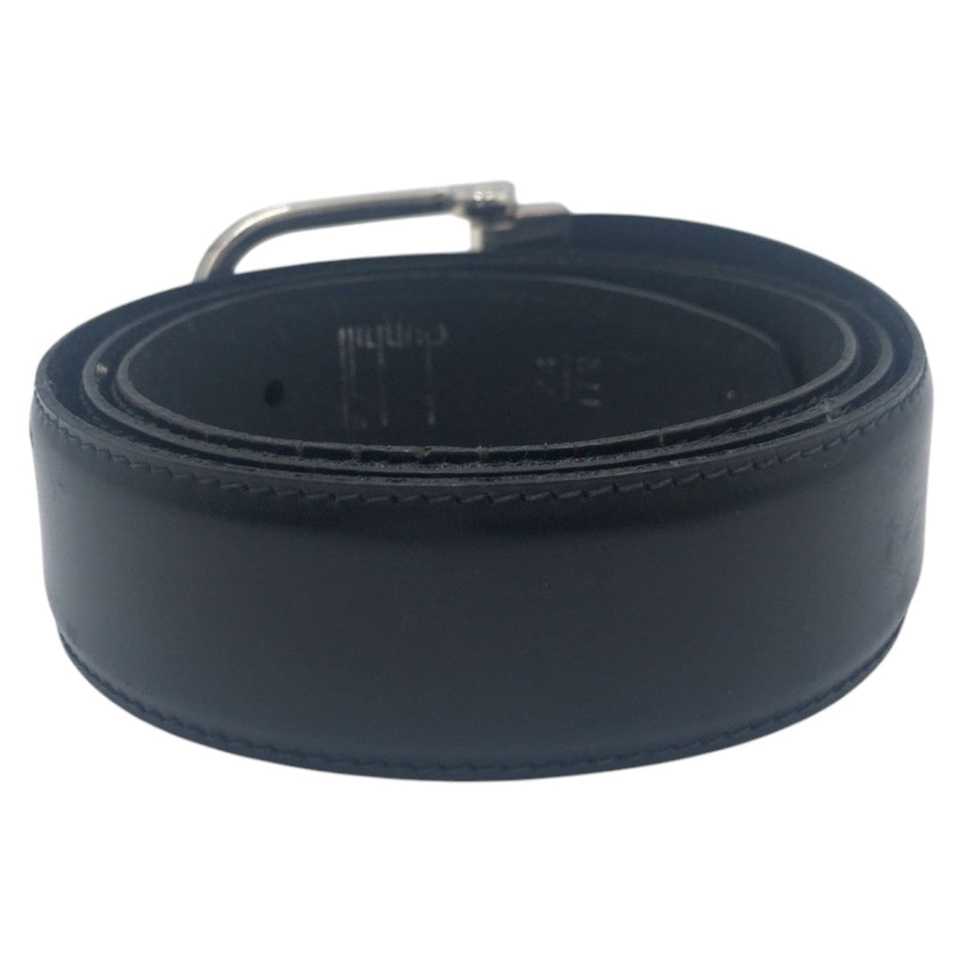 Dunhill belt leather black