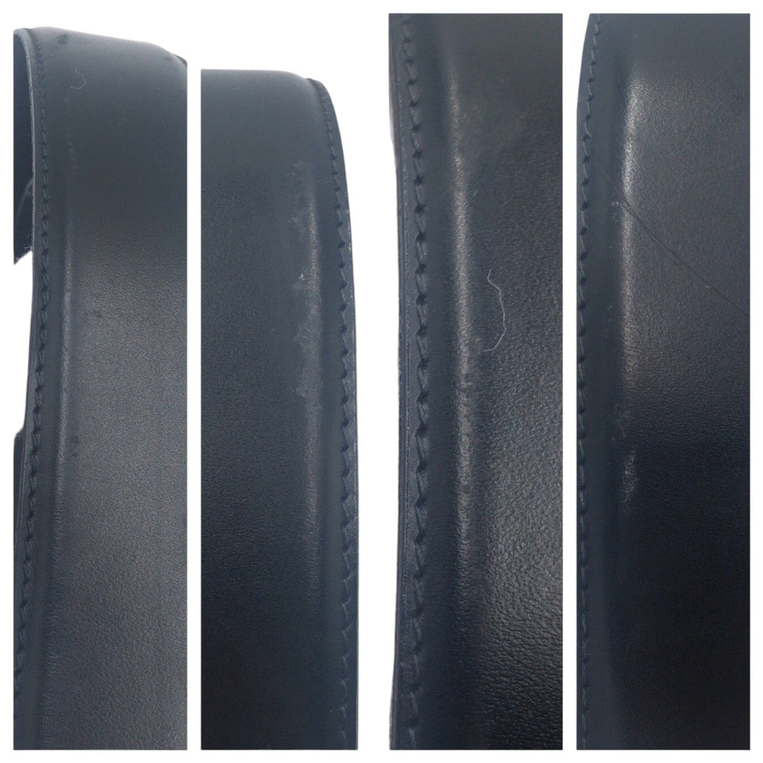 Dunhill belt leather black
