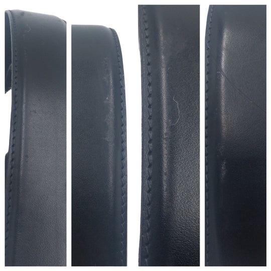 Dunhill belt leather black