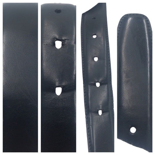 Dunhill belt leather black