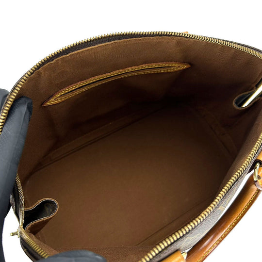 LOUIS VUITTON Handbag M51130 Monogram Brown Alma Women Used Authentic