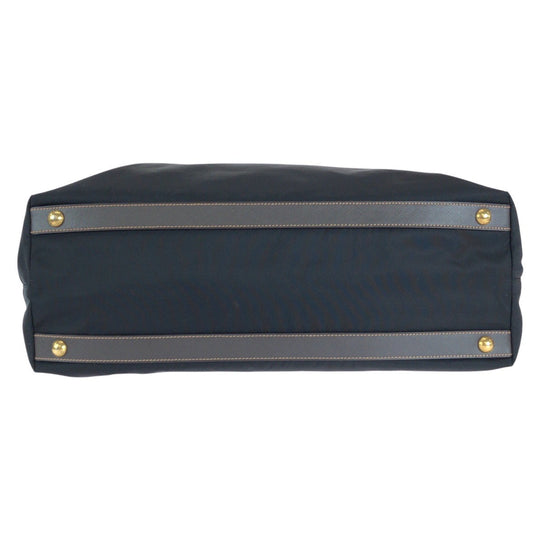 PRADA Tote Bag Nylon, Leather Black Gold Metal Tote Bag Shoulder Bag 2way Testo Saffiano mens Used Authentic