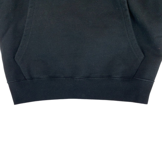 VETEMENTS Hoodie Cotton, Polyester black Hoodie Taped Hoodie asymmetry Women XS Used Authentic
