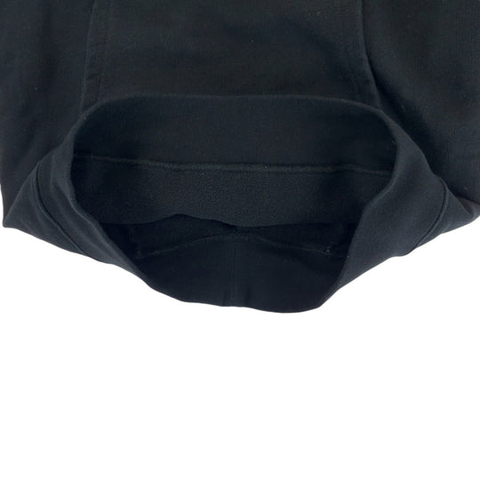 VETEMENTS Hoodie Cotton, Polyester black Hoodie Taped Hoodie asymmetry Women XS Used Authentic