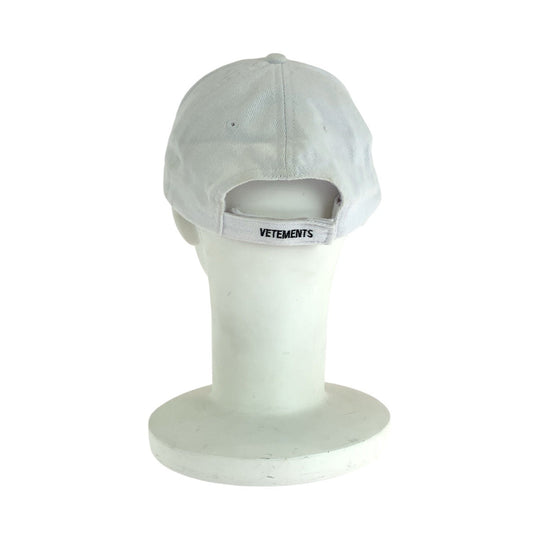 VETEMENTS cap cotton white Cap Baseball Cap mens Used Authentic