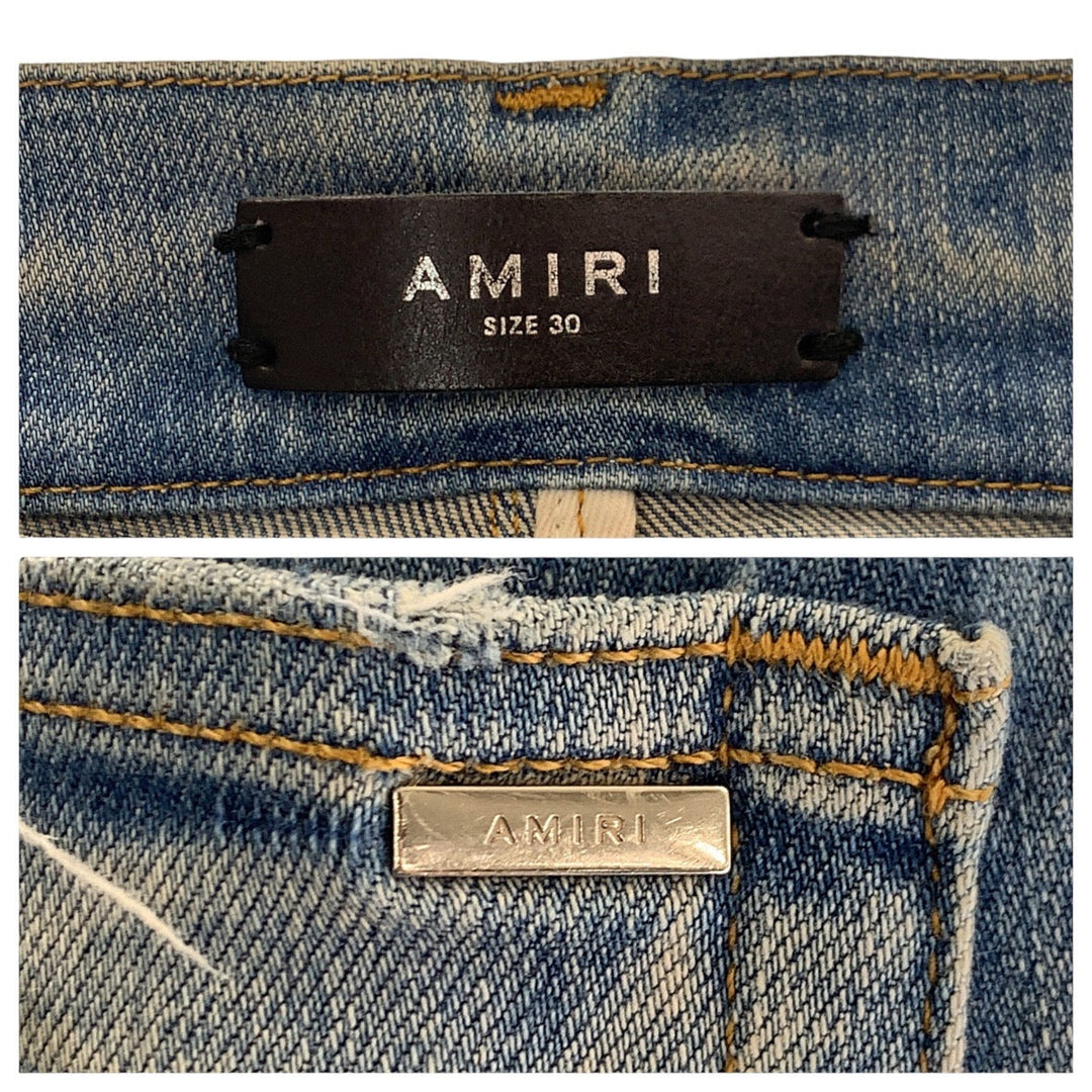 AMIRI Denim pants denim Light blue Denim pants jeans Damage processing mens 30 Used Authentic