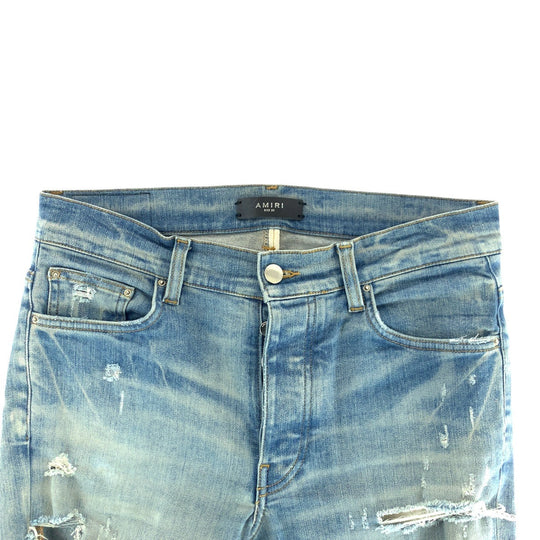 AMIRI Denim pants denim Light blue Denim pants jeans Damage processing mens 30 Used Authentic