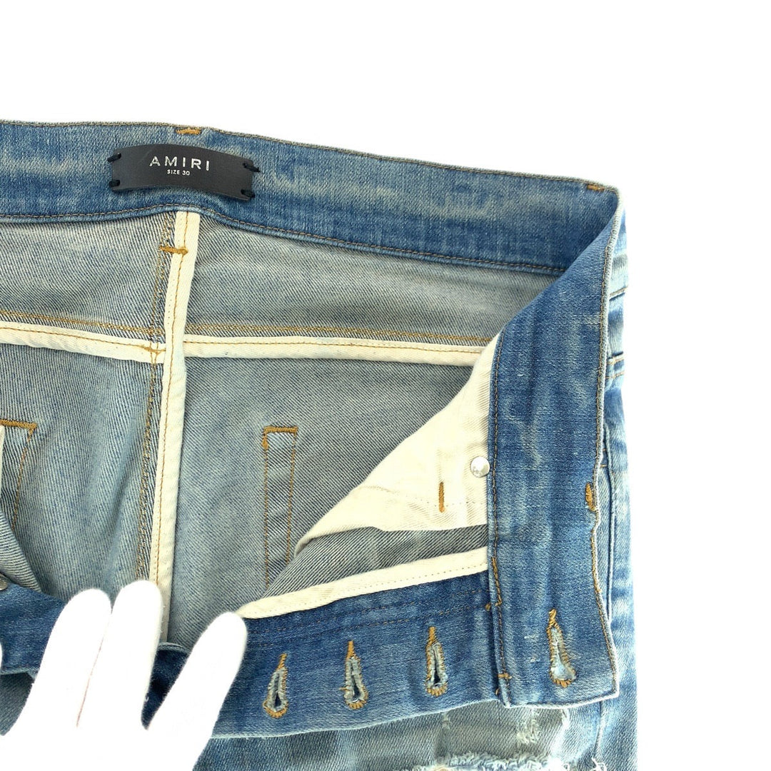 AMIRI Denim pants denim Light blue Denim pants jeans Damage processing mens 30 Used Authentic