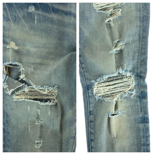 AMIRI Denim pants denim Light blue Denim pants jeans Damage processing mens 30 Used Authentic