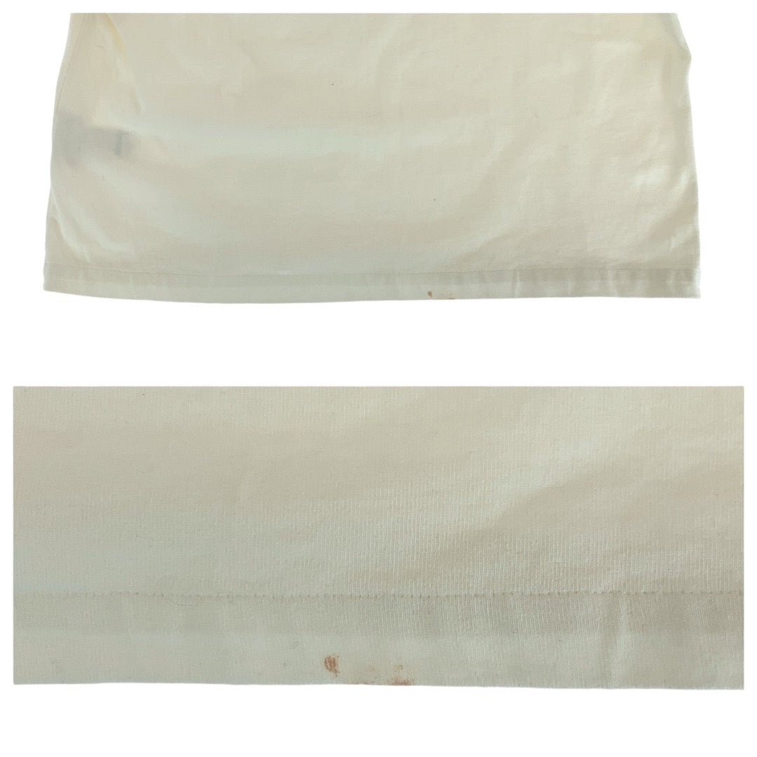 JIL SANDER Short sleeve T-shirt cotton white Short sleeve T-shirt crew neck Women S Used Authentic