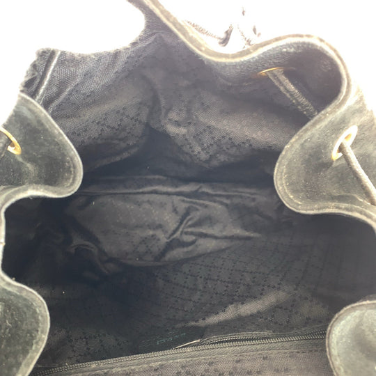GUCCI Backpack 003 2058 0016 Suede, Leather black Backpacks & Daypacks Backpacks Bamboo Women Used Authentic