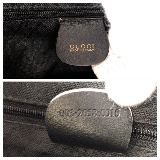 GUCCI Backpack 003 2058 0016 leather black Backpacks & Daypacks Backpacks Bamboo Women Used Authentic