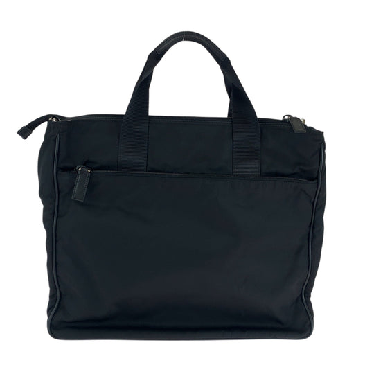 PRADA Shoulder Bag V407S Nylon black Shoulder Bag Business Bag 2way Tote Bag Test Triangle With logo mens Used Authentic