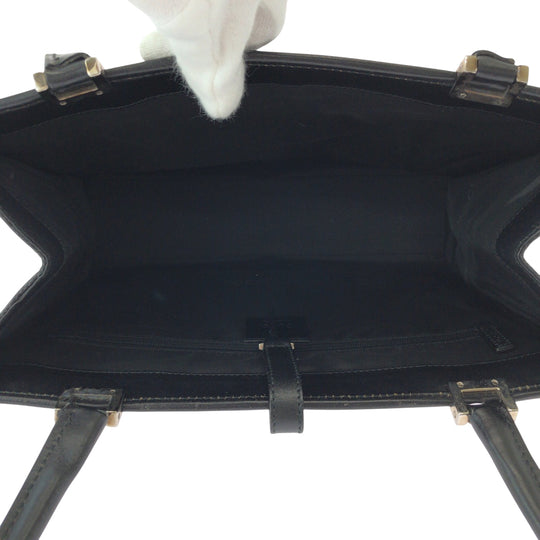 GUCCI Tote Bag 002 1073 GG canvas Black SilverMetal Tote Bag Shoulder Bag Jackie Women Used Authentic