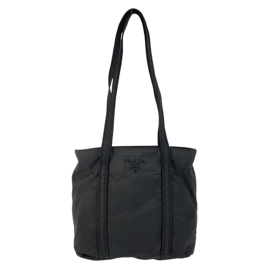 PRADA Tote Bag Nylon Black black Tote Bag Shoulder Bag Test Women Used Authentic