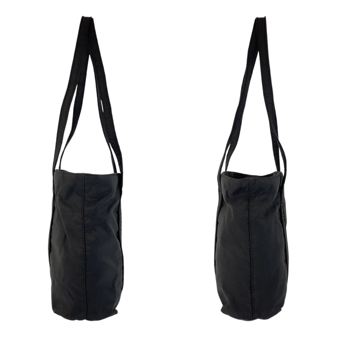 PRADA Tote Bag Nylon Black black Tote Bag Shoulder Bag Test Women Used Authentic