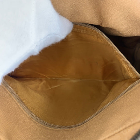 GUCCI Shoulder Bag 56 02 088 GG Supreme canvas, leather Brown Gold Metal Shoulder Bag pochette Old Gucci Shelly Line Women Used Authentic