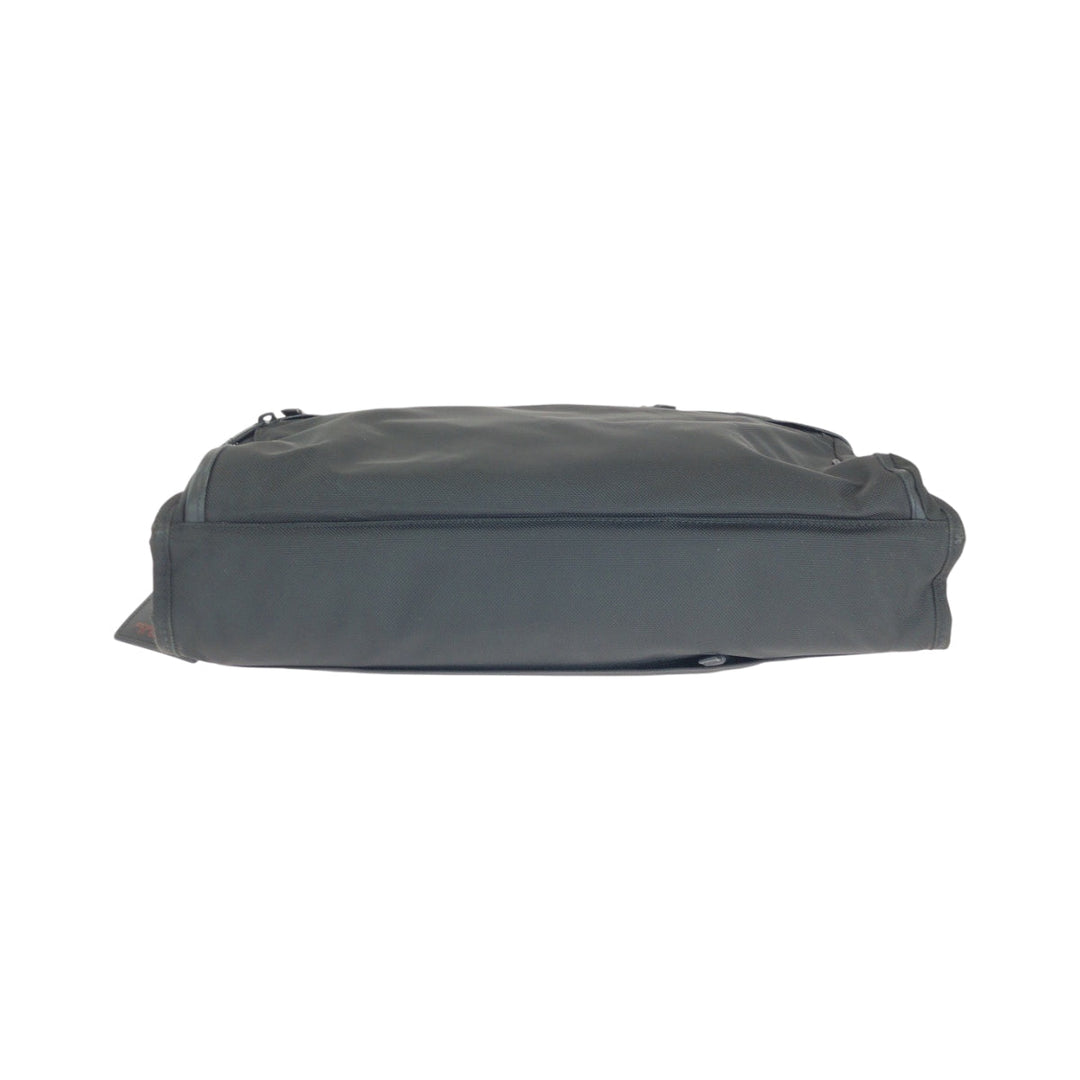 TUMI Business bag Nylon, Leather Black Black Metal Business bag handbag International Organizer mens Used Authentic