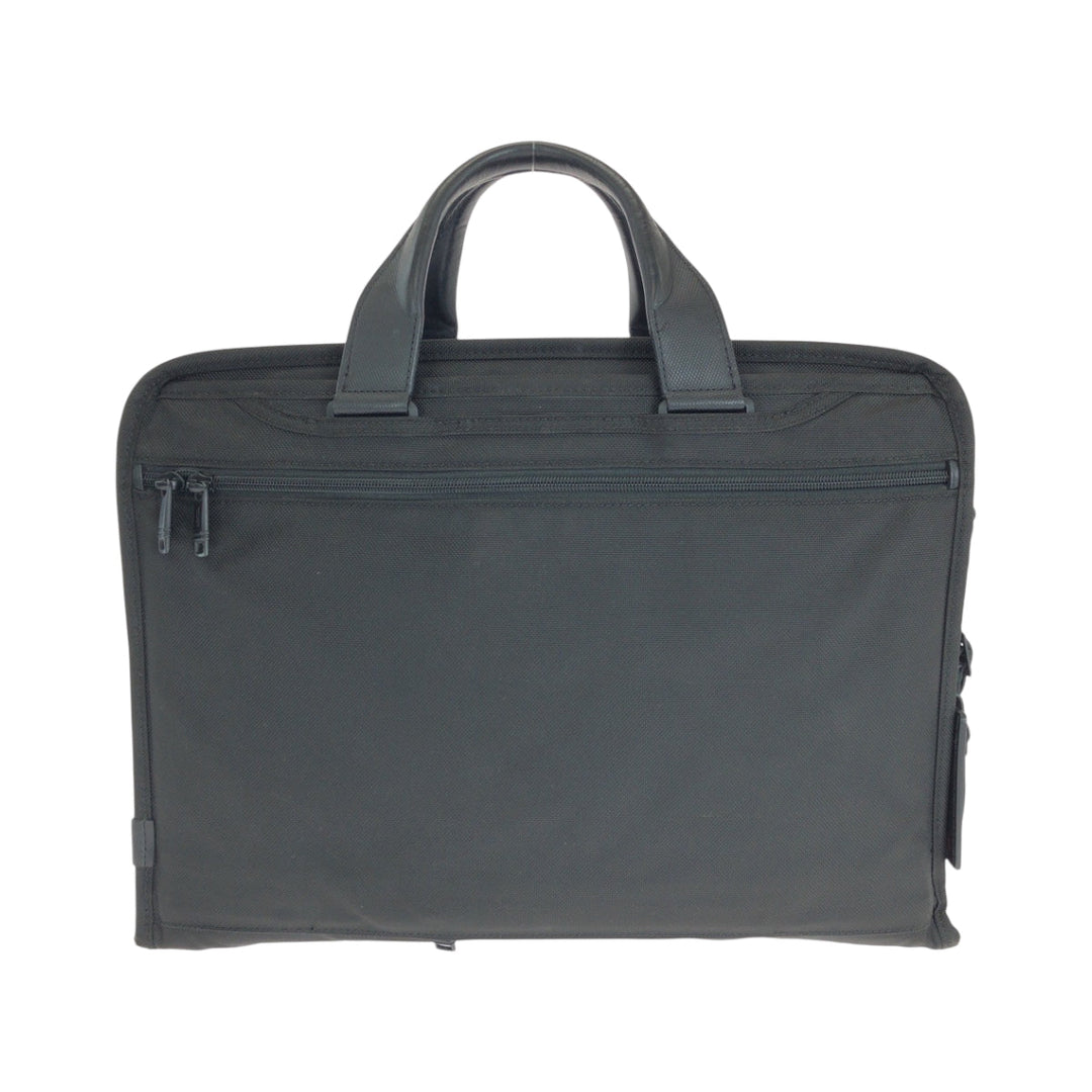 TUMI Business bag Nylon, Leather Black Black Metal Business bag handbag International Organizer mens Used Authentic