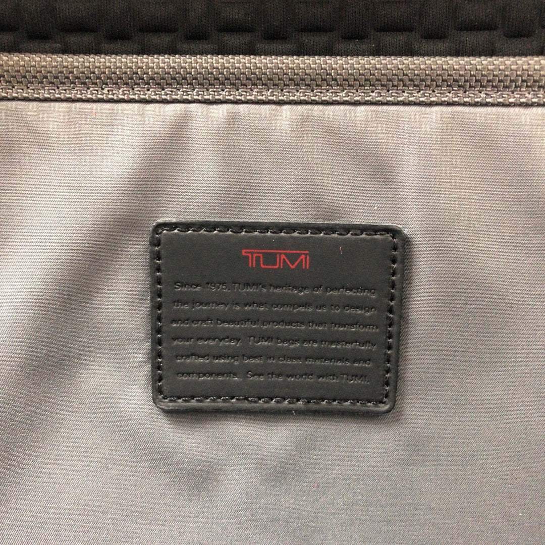 TUMI Business bag Nylon, Leather Black Black Metal Business bag handbag International Organizer mens Used Authentic