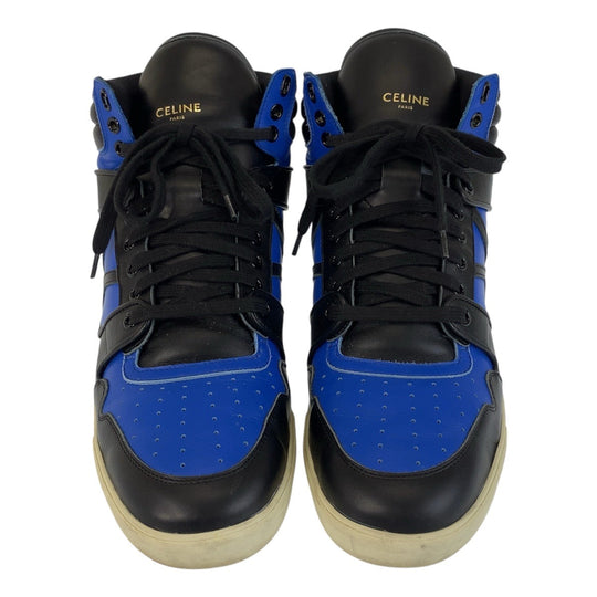 CELINE sneakers leather blue-black sneakers mens 43 Used Authentic