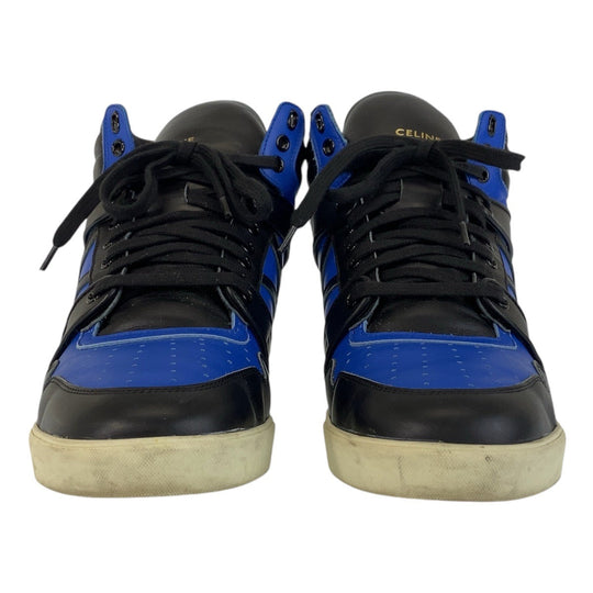 CELINE sneakers leather blue-black sneakers mens 43 Used Authentic