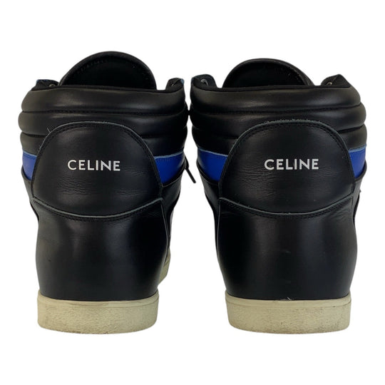 CELINE sneakers leather blue-black sneakers mens 43 Used Authentic