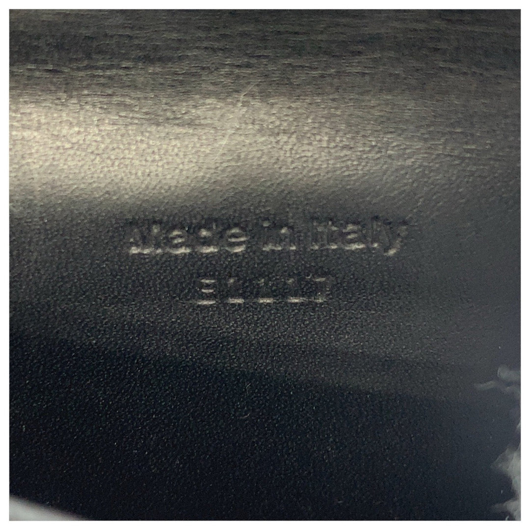 Berluti Long Wallet Purse leather Brown Long Wallet Purse Calligraphy script mens Used Authentic