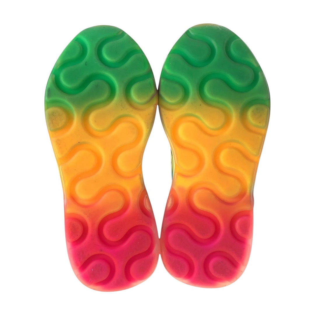 Stella McCartney sneakers Polyester, Rubber Multicolor Rainbow Yellow Women 39 Used Authentic